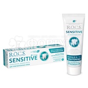 Зубная паста R.O.C.S. Sensitive 94 г Восстановление и отбеливание