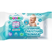 Туалетная бумага BABIKO KIDS 30 шт Влажная