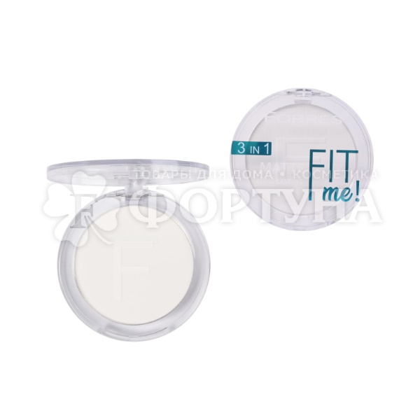 Пудра Farres Matte Fit me! 3в1 прозрачная 01