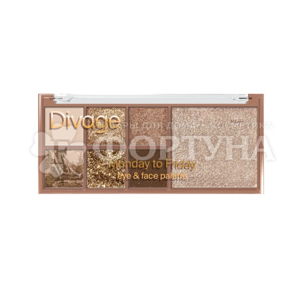 Палетка Divage для глаз и лица Monday to friday