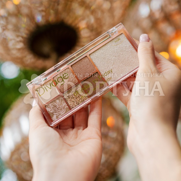 Палетка Divage для глаз и лица Monday to friday