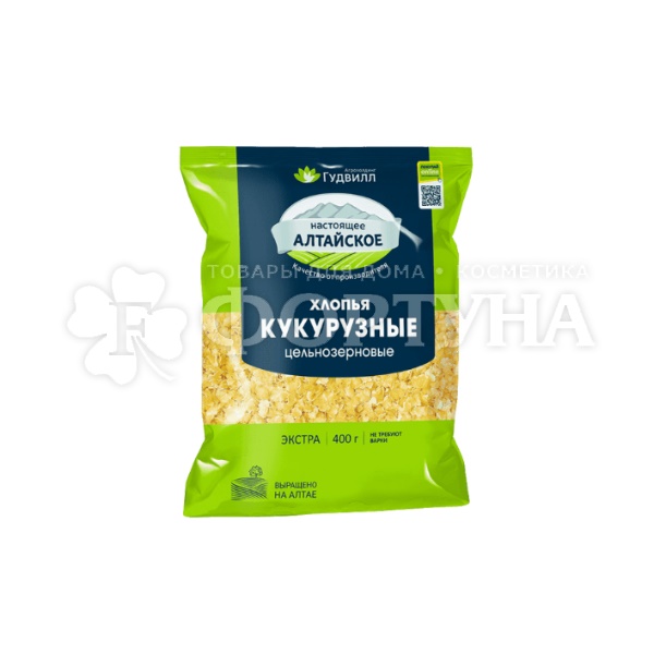 Хлопья Гудвилл 400 г кукурузные в мягкой упаковке
