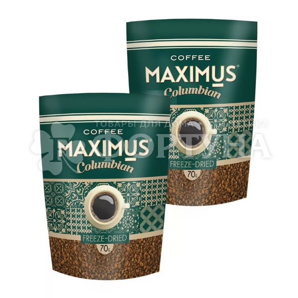 Кофе Maximus Columbian 70 г мягкая упаковка