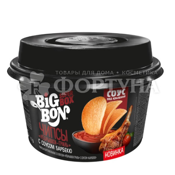 Чипсы BIGBON 105 г Ребрышки гриль