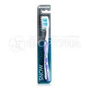 Зубная щетка Snow Gloss triple effect средней жесткости