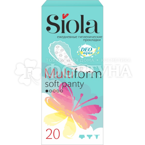 Прокладки SIOLA 20 шт Multiform deo ежедневные