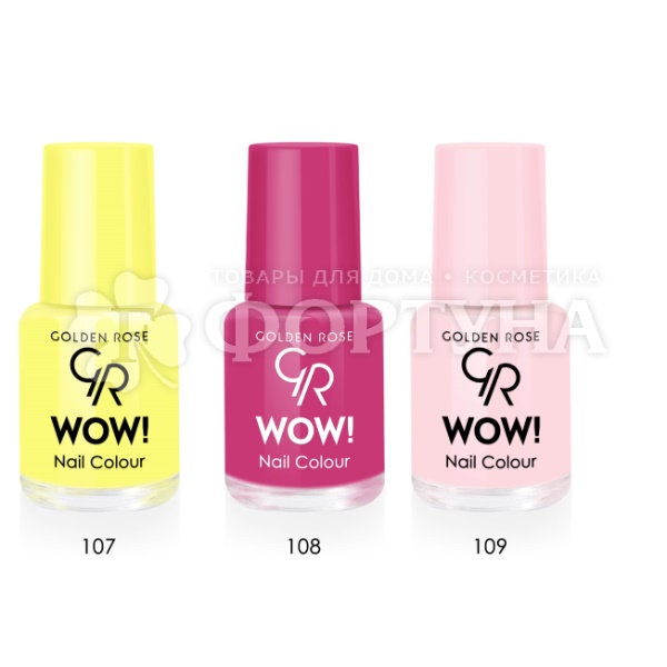 Лак для ногтей Golden Rose Wow Nail Color 5,5 мл 107