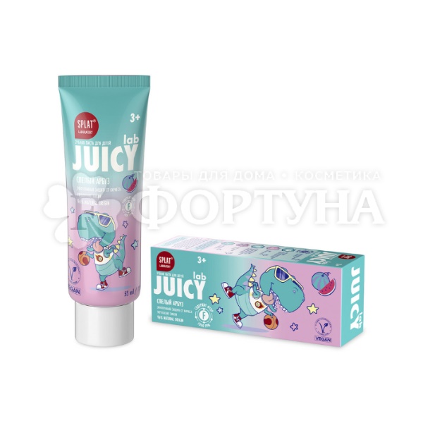 Зубная паста SPLAT JUICY LAB 55 мл Детская Спелый арбуз