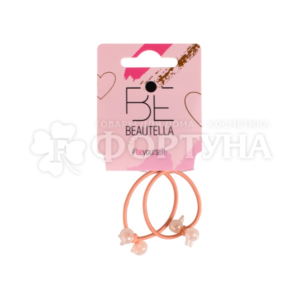 Резинка для волос Beautella 2 шт с декором d=5см