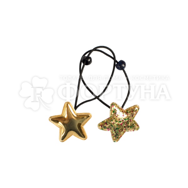 Резинка для волос Beautella 2 шт с декором d=6см