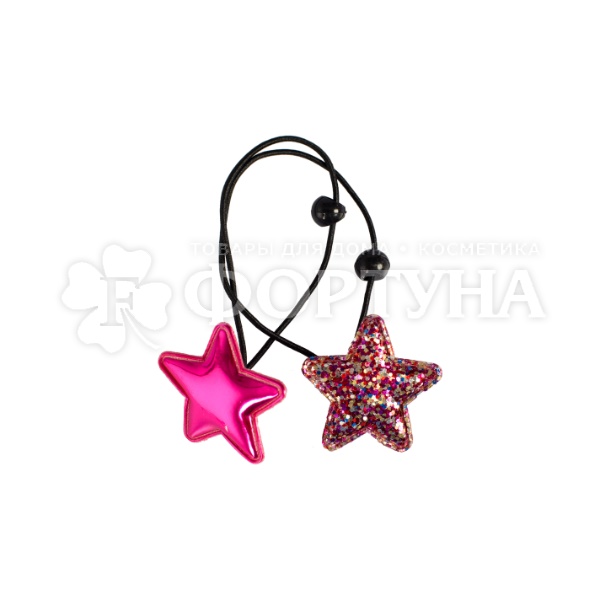 Резинка для волос Beautella 2 шт с декором d=6см