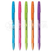 Ручка шариковая Berlingo Tribase Neon 0,7 мм. синяя