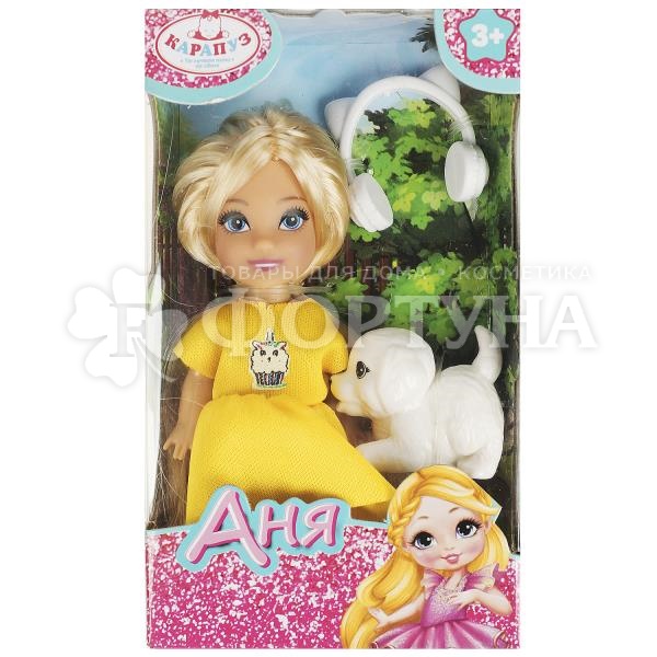 Кукла Анечка 12 см ANNA-PET3-BB