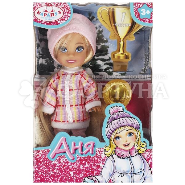 Кукла Анечка 12 см ANNA-W6-BB