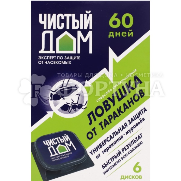 Ловушка Чистый дом 6 шт от тараканов
