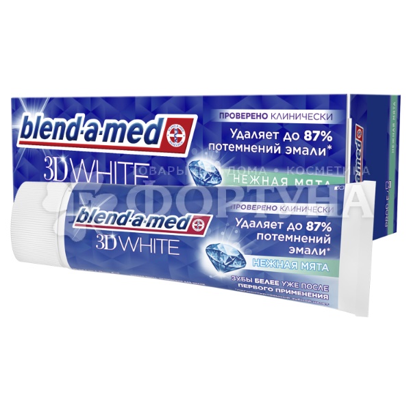 Зубная паста Blend-a-med 3D White 75 мл Нежная мята отбеливание