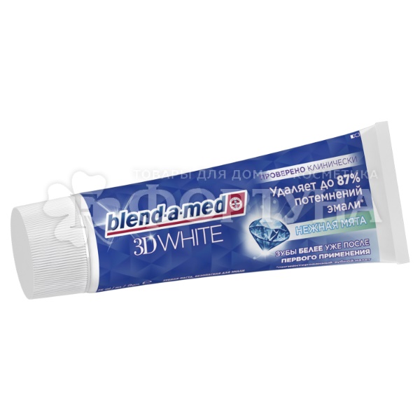 Зубная паста Blend-a-med 3D White 75 мл Нежная мята отбеливание