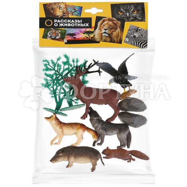 Пластизоль Животные и птицы 6шт P0404/10A