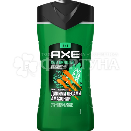 Гель для душа Axe 250 мл Сила Джунглей 2в1