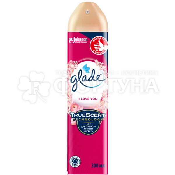 Освежитель воздуха Glade 300 мл I Love You