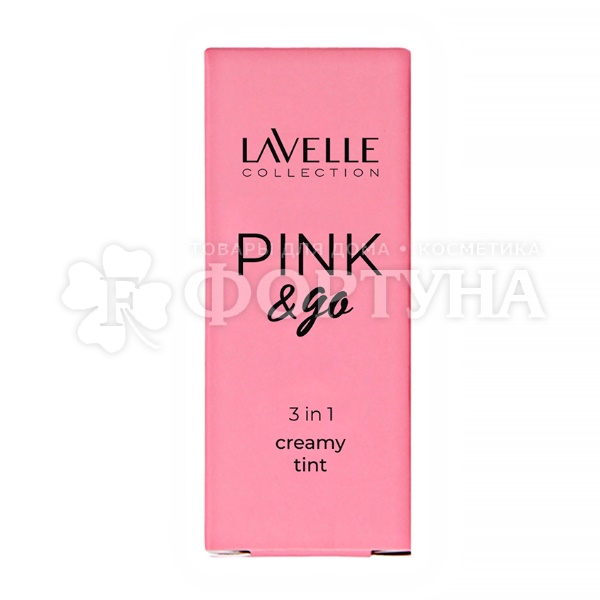 Тинт Lavelle для век, губ и лица Pink&Go 3in1 01