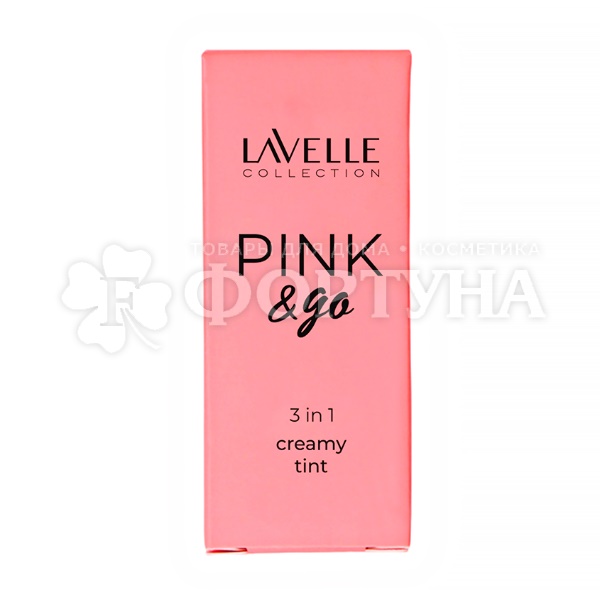 Тинт Lavelle для век, губ и лица Pink&Go 3in1 02
