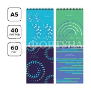 Блокнот Your pattern на гребне А5 40листов