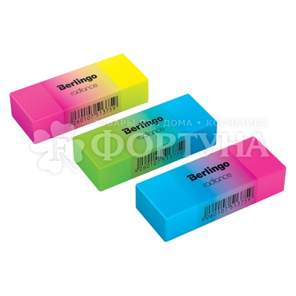 Ластик Berlingo Radiance прямоугольный 50*18*10мм