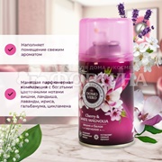 Освежитель воздуха DOMOVERO 250 мл Вишня и белая магнолия запасной блок