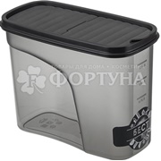 Емкость 1,5 л Бест для сыпучих продуктов графитовая