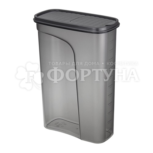 Емкость 3 л Бест для сыпучих продуктов графитовая