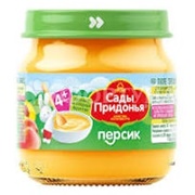 Пюре для детского питания Сады Придонья 80 г персиковое с сахаром