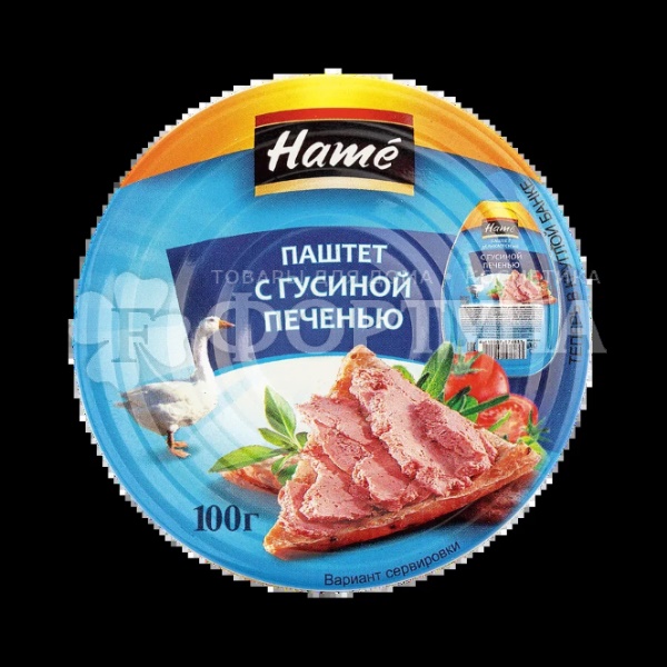 Паштет Hame 100 г с гусиной печенью