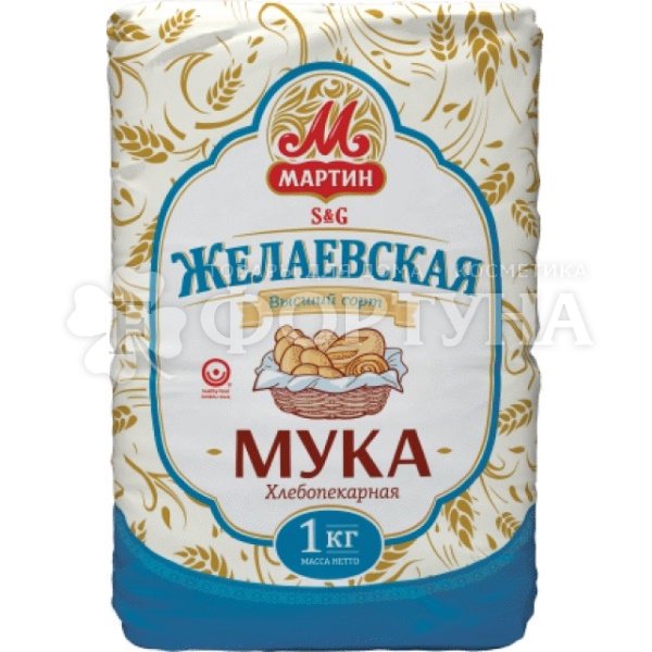 Мука Желаевская 1 кг высший сорт