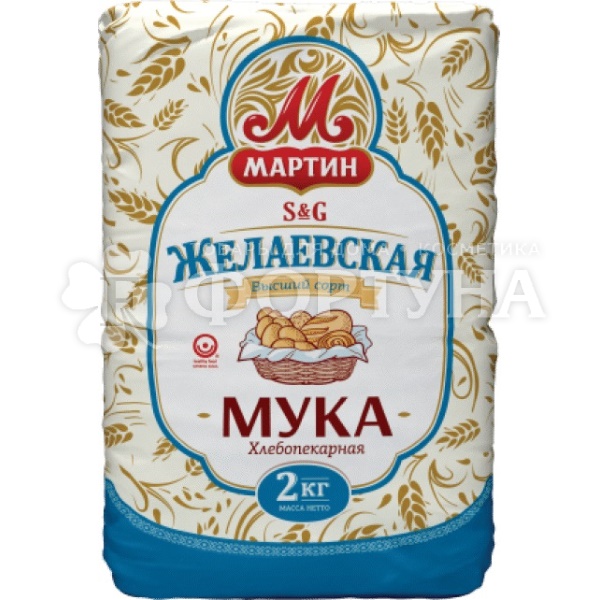 Мука Желаевская 2 кг высший сорт