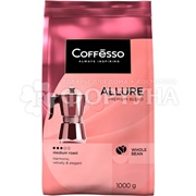 Кофе Coffesso 1 кг ALLURE в зернах, мягкая упаковка