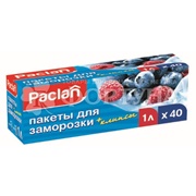 Пакеты PACLAN 40 шт для заморозки 18*28см 1 литр