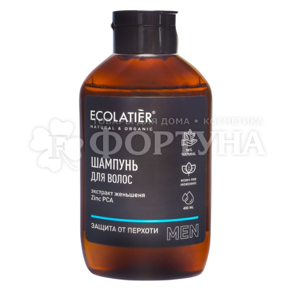 Шампунь EcoLatier 400 мл Мужской Защита от перхоти