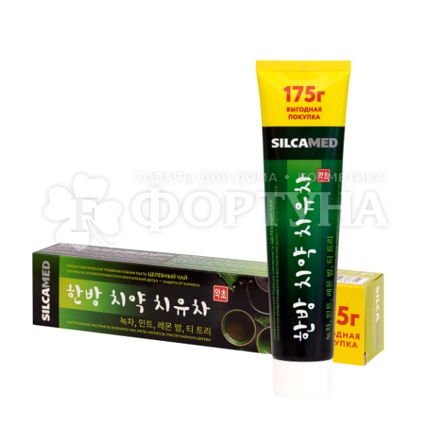 Зубная паста SILCA 175 г Корейские секреты Целебный чай