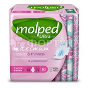 Прокладки MOLPED 8 шт Super с крылышками критические