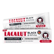 Зубная паста Lacalut 75 мл black&white