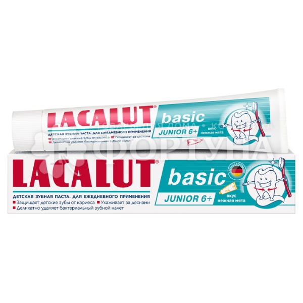 Зубная паста Lacalut 60 г Basic junior 6+