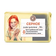 Туалетное мыло Нева 90 г Серное