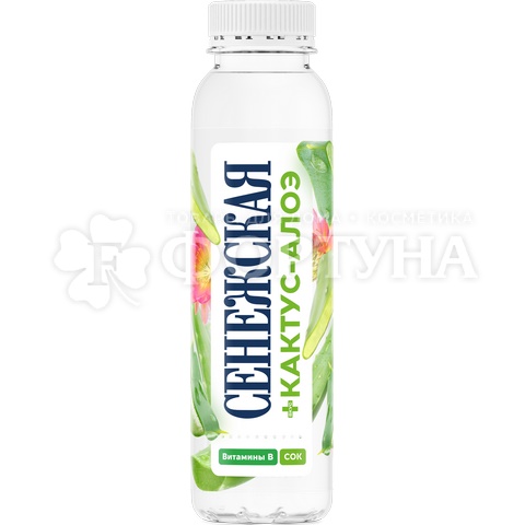 Минеральная вода Сенежская + 0,44 л Кактус-Алоэ