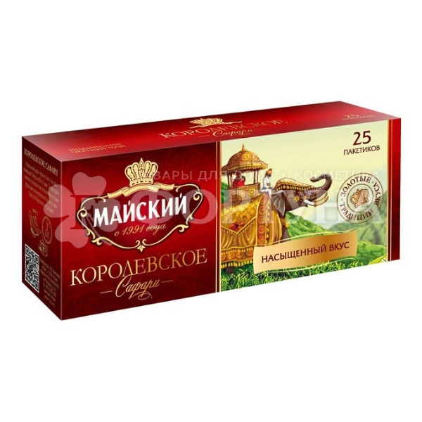 Чай Майский 25 пакетов Королевское сафари