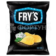 Чипсы FRY'S 130 г Сметана и зелень
