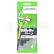 Станки одноразовые Gillette Blue 3 4 шт Semple Sensitive