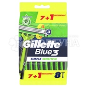 Станки одноразовые Gillette Blue 3 8 шт Simple Sensitive