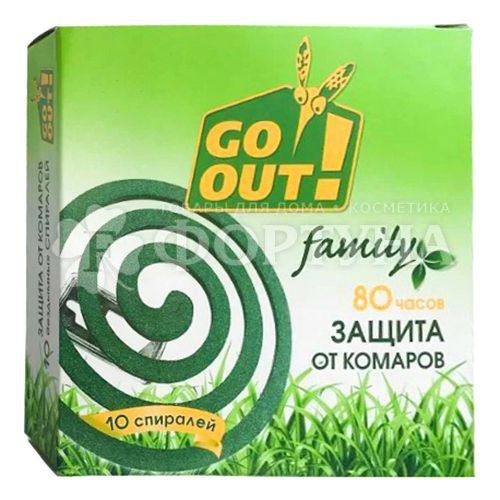 Спираль GO OUT 10 шт антимоскитные