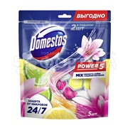 Чистящее средство Domestos 5*50г Лайм+Ледяная магнолия